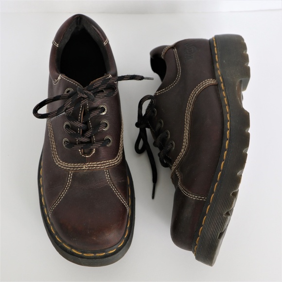 Dr. Martens Other - Doc Dr. Martens Mens Brown Leather Oxfords Shoes